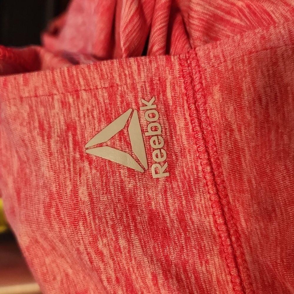 Reebok Athletic Long Sleeve Top Red/Pink - Picture 5 of 5